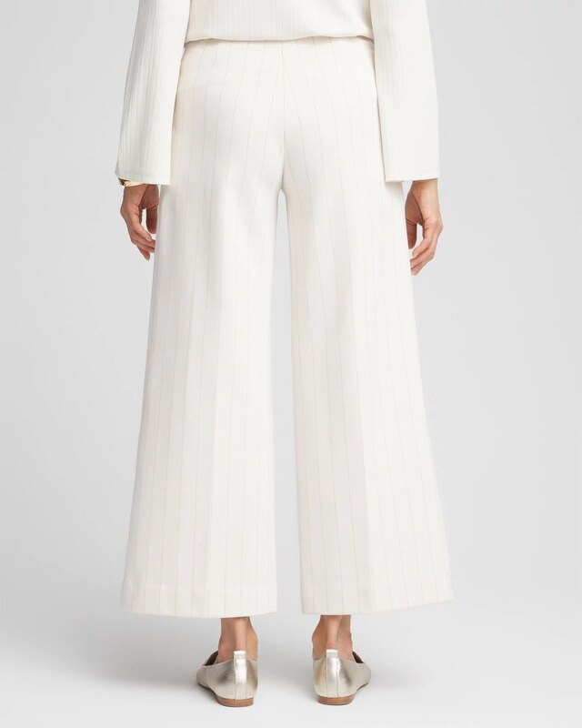 Juliet 360 Pinstripe Wide-Leg Pants - image 3